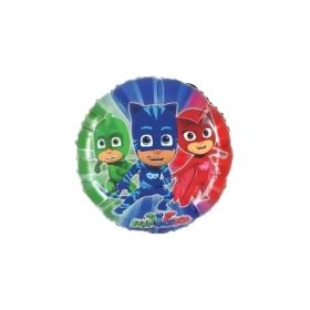 Palloncino PJ Masks standard shape 18" (45cm) in mylar, 1pz.