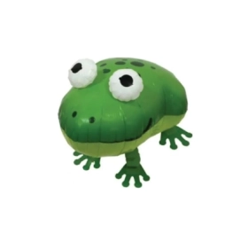 Palloncino Rana Pet Walker airwalker 22" (55cm) in mylar, 1pz.