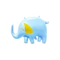 Palloncino Elefante Celeste super shape 33" (83cm) in mylar, 1pz.