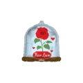 Palloncino True Love Campana di Vetro standard shape 18" (45cm) in mylar, 1pz.