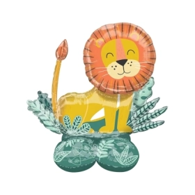 Palloncino Leone Selvatico airloonz 45" (114cm) in mylar, 1pz.