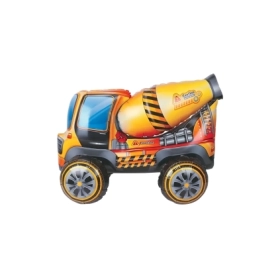 Palloncino 4D Betoniera super shape 27" (68cm) in mylar, 1pz.