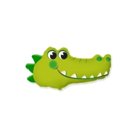 Palloncino Coccodrillo Testa super shape 31" (78cm) in mylar, 1pz.