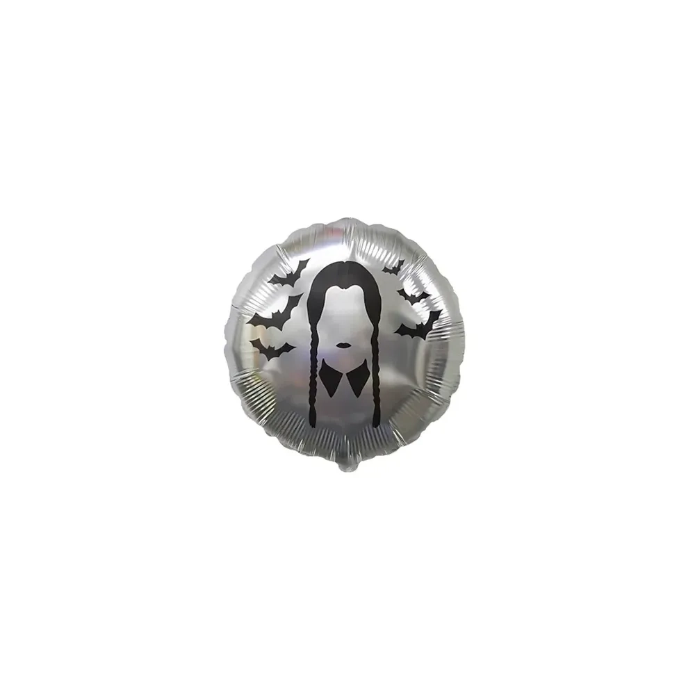 Palloncini Bad Girl argento mini shape 9" (22cm) in mylar, 5pz.