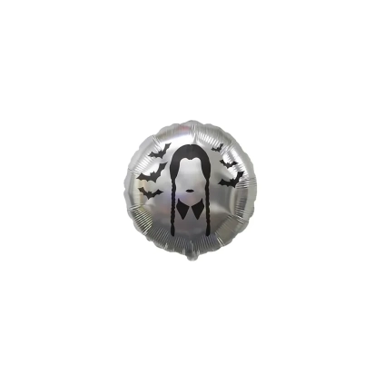 Palloncini Bad Girl argento mini shape 9" (22cm) in mylar, 5pz.