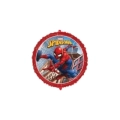 Palloncino Spiderman con pesetto e nastrino standard shape 18" (45cm) in mylar, 1pz.
