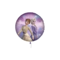 Palloncino Frozen II Elsa e Anna con pesetto e nastrino standard shape 18" (45cm) in mylar, 1pz.