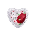 Palloncino I Love You cuore super shape 28" (71cm) in mylar, 1pz.