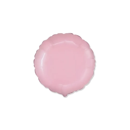 Palloncino Tondo Rosa standard shape 18" (45cm) in mylar, 1pz.