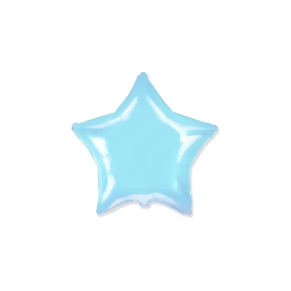 Palloncino Stella Celeste standard shape 18" (45cm) in mylar, 1pz.