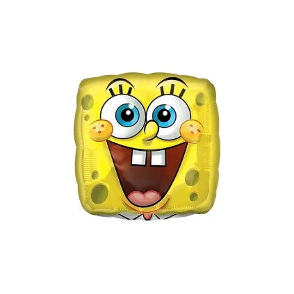 Palloncino Spongebob viso standard shape 18" (45cm) in mylar, 1pz.