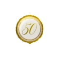 Palloncino 50° Oro standard shape 18" (45cm) in mylar, 1pz.