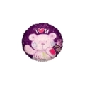 Palloncino I Love You con Orso standard shape 18" (45cm) in mylar, 1pz.