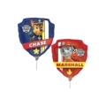 Palloncini Scudo Paw Patrol con Chase e Marshall mini shape 11" (27cm), 5pz.
