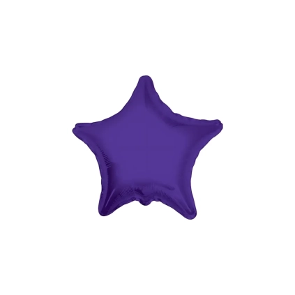 Palloncino Stella Viola standard shape 18" (45cm) in mylar, 1pz.