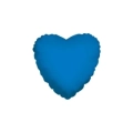 Palloncino Cuore Blu standard shape 18" (45cm) in mylar, 1pz.