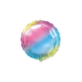 Palloncino Tondo Gradient standard shape 18" (45cm) in mylar, 1pz.