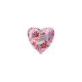 Palloncini Auguri Mamma Bianco cuore micro shape 4" (10cm) in mylar, 5pz.
