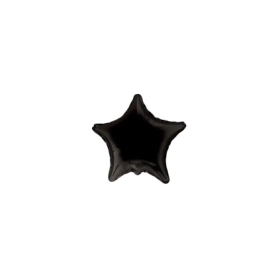 Palloncini Stella Nera micro shape 4" (10cm) in mylar, 5pz.