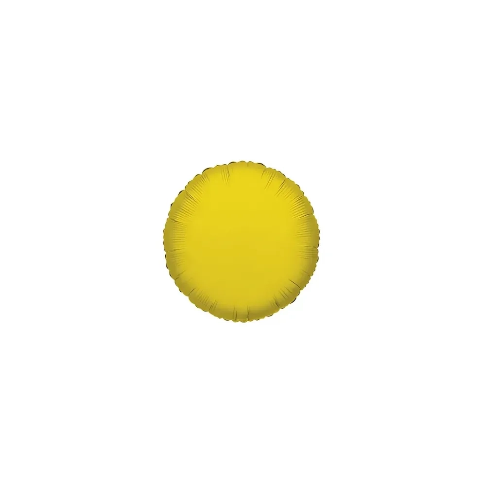 Palloncini Tondo Oro micro shape 4" (10cm) in mylar, 5pz.