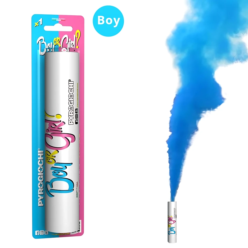 Fumogeno Boy azzuro categoria F1, 1pz.