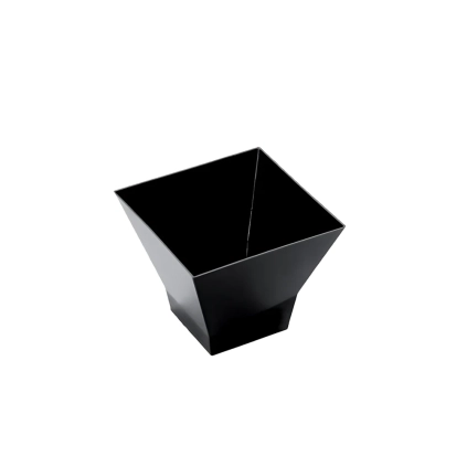 Bicchierino Coppetta finger food Pagota 90cc Nero, 25pz.