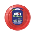 Piatti Piani Rossi 22cm riutilizzabili, 25pz.