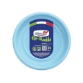 Piatti Fondi Azzurri 20,5cm riutilizzati, 25pz.