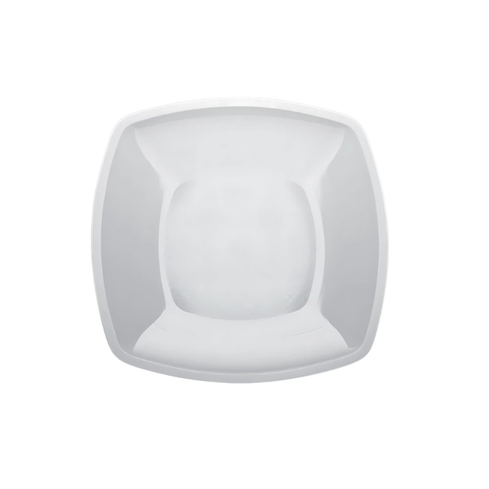 Piatti Bianchi dessert, frutta di forma quadrata 18cm, 12pz.