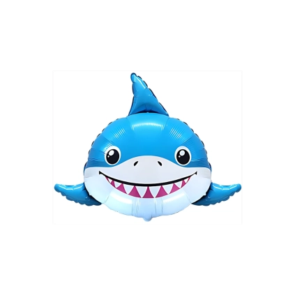 Palloncino Squalo Testa largo 31"(80cm), 1pz.