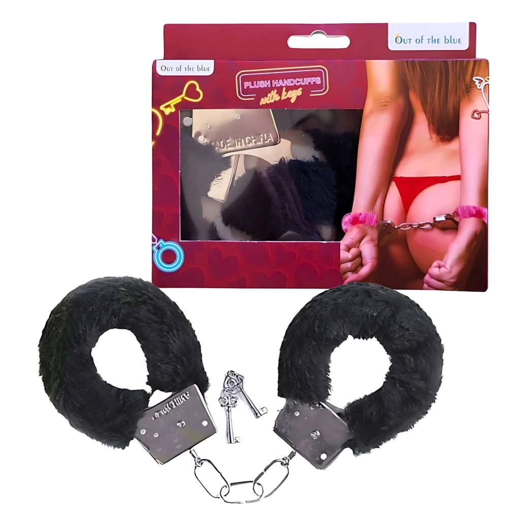 Manette di Peluche Colore Nero