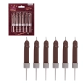 Candele scure a forma di Pene 6pz