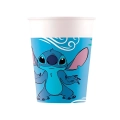 Bicchieri Stitch da 200ml in carta, 8pz.