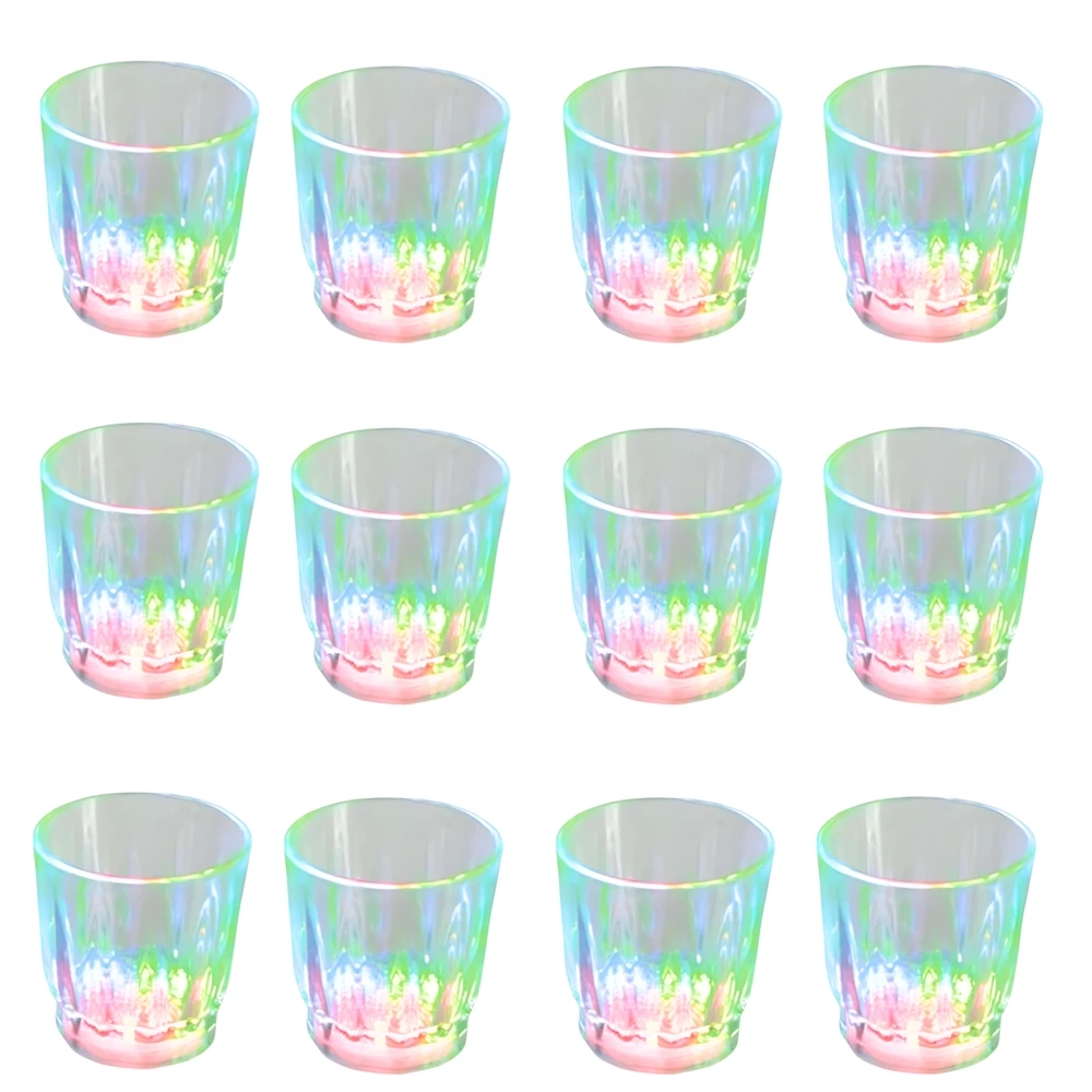 Bicchierini con Led cambia colore, 12pz.