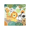 Tovaglioli Safari 33x33cm - Confezione 20pz