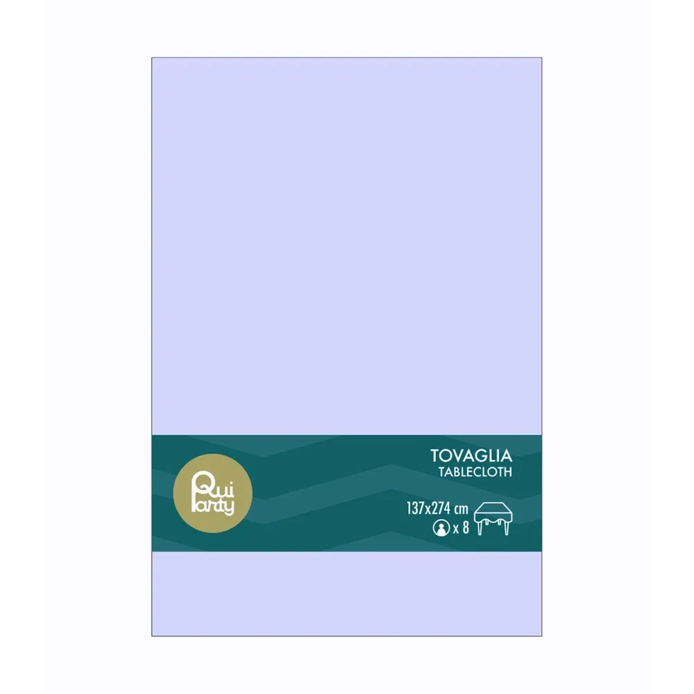 Tovaglia in plastica 137x274cm Lilla – monouso 1pz