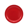 Piatti in carta 18cm Rosso scuro – Confezione da 15 pezzi