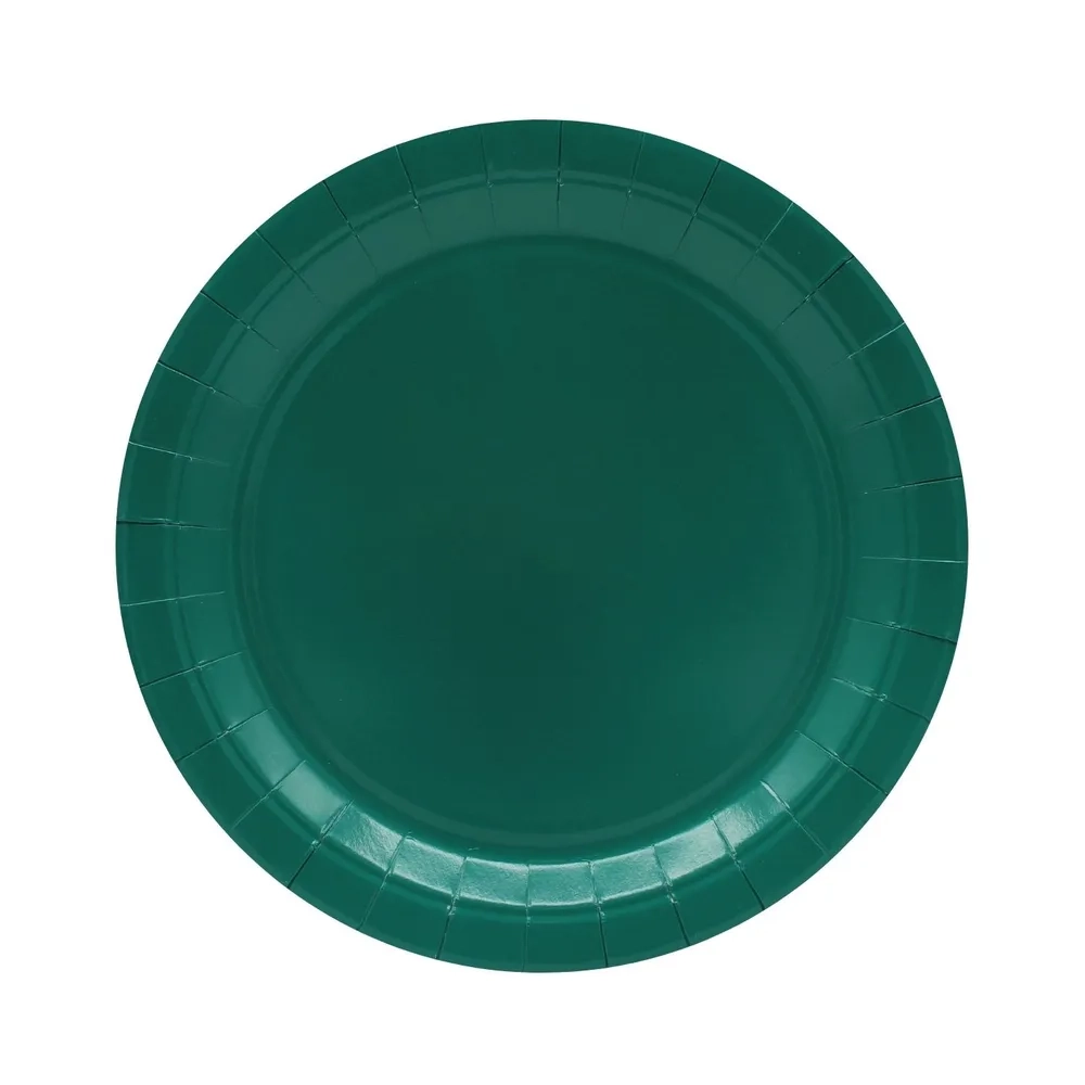 Piatto in carta 24cm Ottanio – Confezione da 15 pezzi