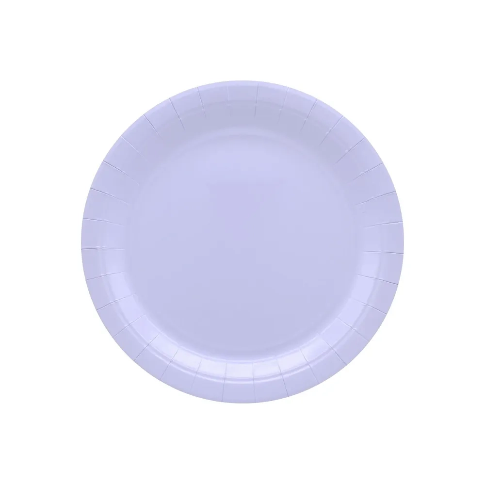 Piatto in carta 18cm Lilla – Confezione da 15 pezzi