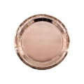 Piatti in carta 18cm Rosa gold metal – Confezione da 15 pezzi