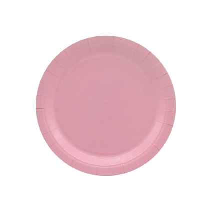 Piatti in carta Rosa 18cm – Confezione da 15 pezzi
