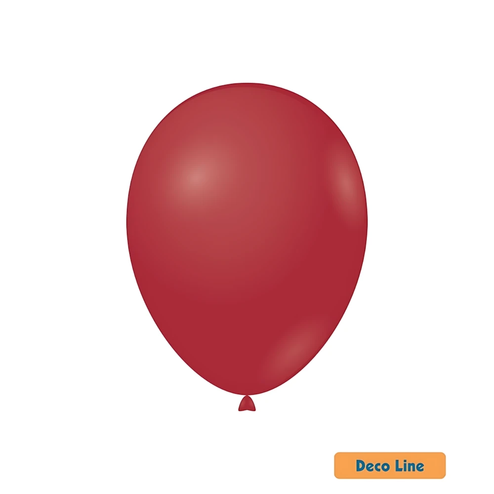 Palloncini Deco Line pastello 12" (30cm) Rosso Rubino 232, 50pz.
