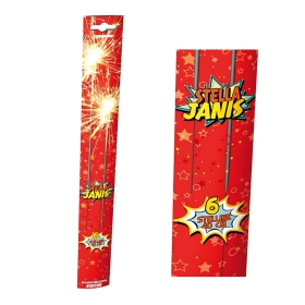 Stelline Scintillanti Janis 40 cm, effetto Scintilla, 1 confezione da 6pz.