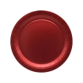 Piatti in carta 27cm Rosso metal – Confezione da 15 pezzi
