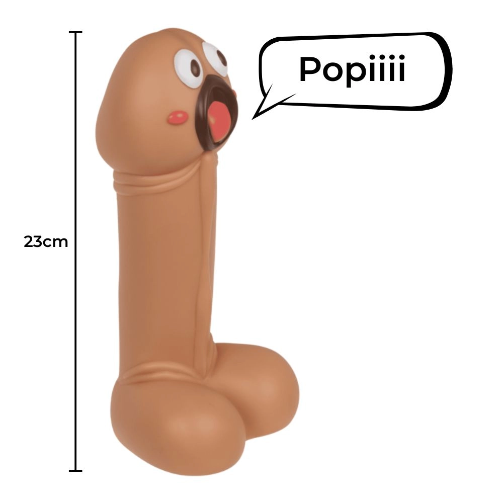 Pene urlante 23cm in PVC, 1pz.