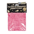 Polvere di Coriandoli rosa baby, 1 bustina da 50g.