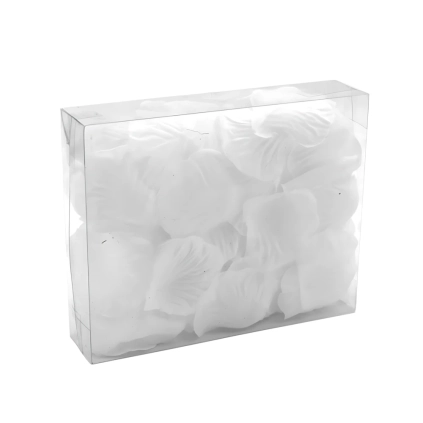 Petali di rosa rosso Bordeaux, Box con 100 petali, 1pz.