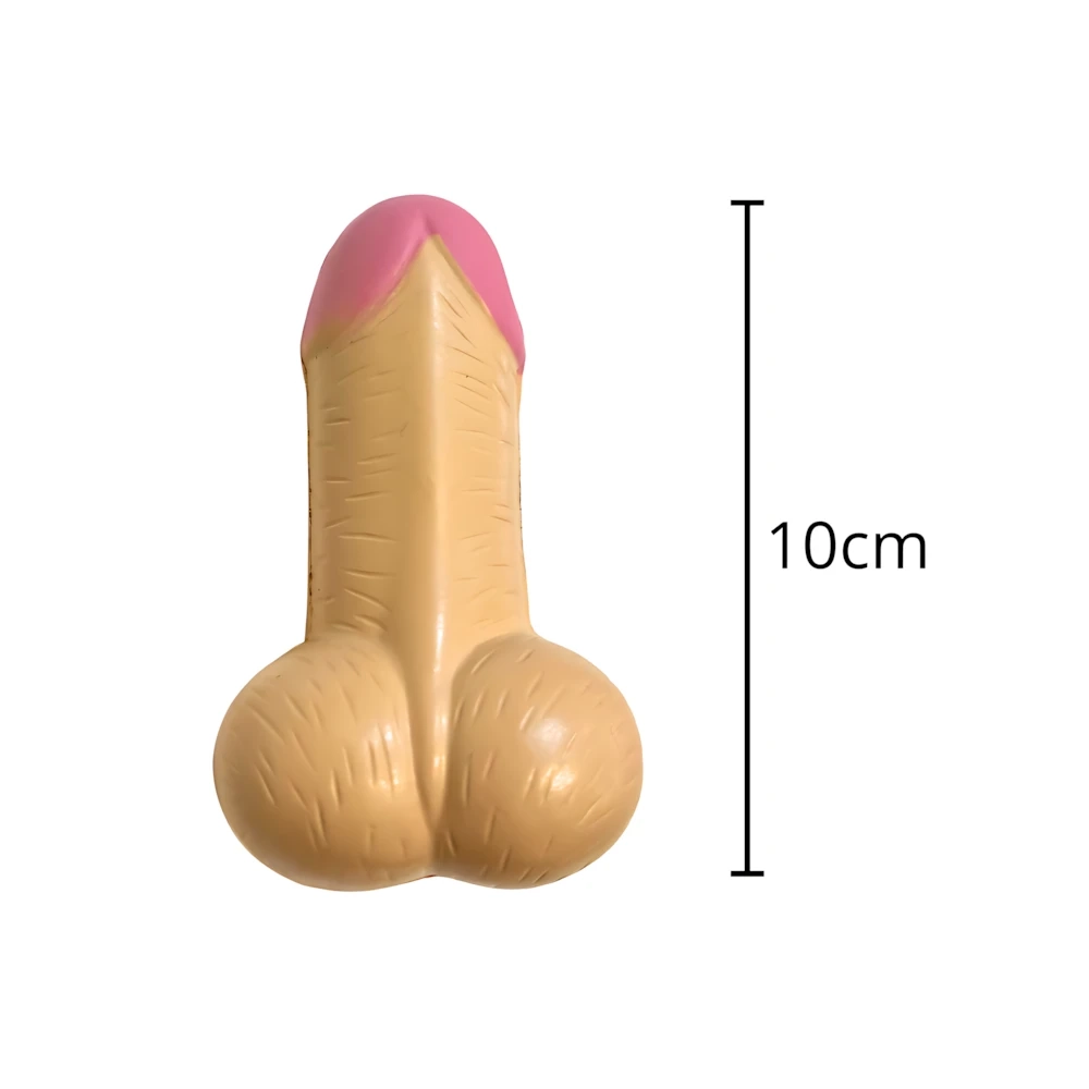 Pene antistress 10cm in gomma morbida, 1pz.