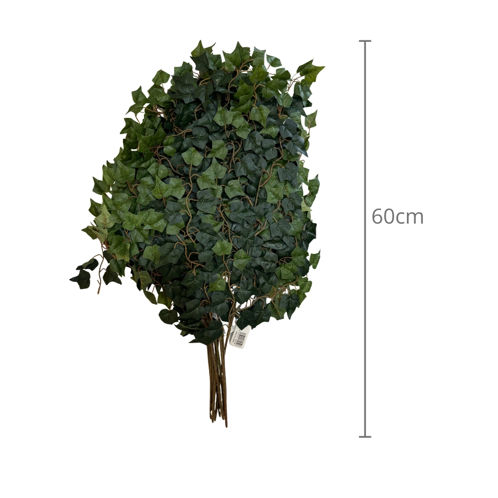 Foglie artificiali di edera verde, 12pz.