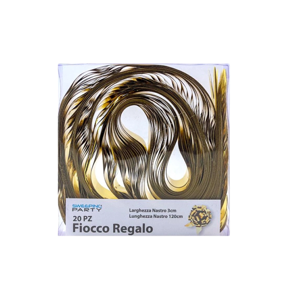 Coccarda Oro 5x15.3cm, 20pz.